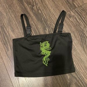 buckle strap tank top